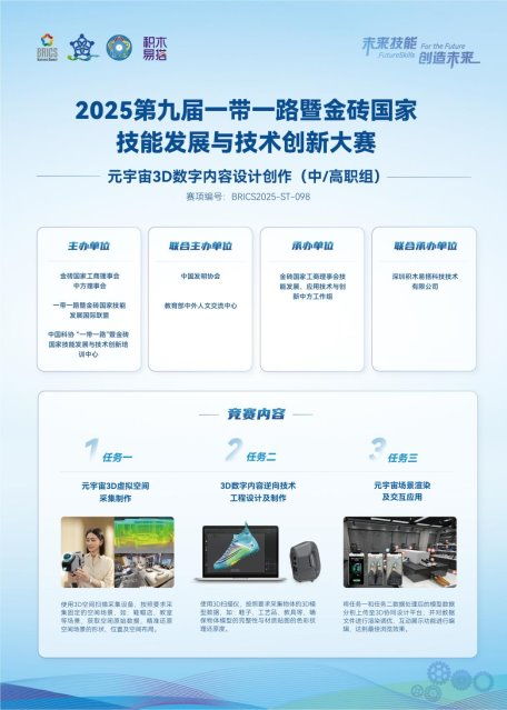 金磚大賽元宇宙3D數(shù)字內(nèi)容設(shè)計創(chuàng)作賽項(xiàng) 積木易搭CTO毛凱談3D數(shù)字內(nèi)容的商業(yè)應(yīng)用與發(fā)展